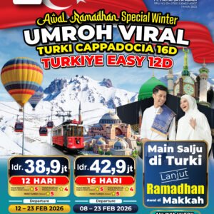 Umroh Plus Eazy Turkiye Awal Ramadhan