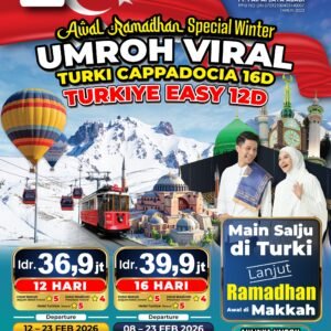 Umroh Plus Eazy Turkiye Awal Ramadhan