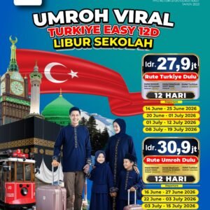 Umroh Plus Eazy Turkiye Libur Sekolah (Gold)